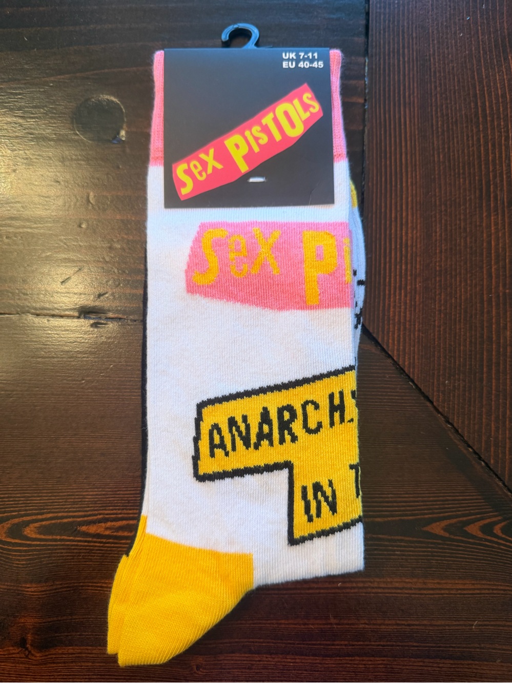 NWT Sex Pistols Graphic Band Socks